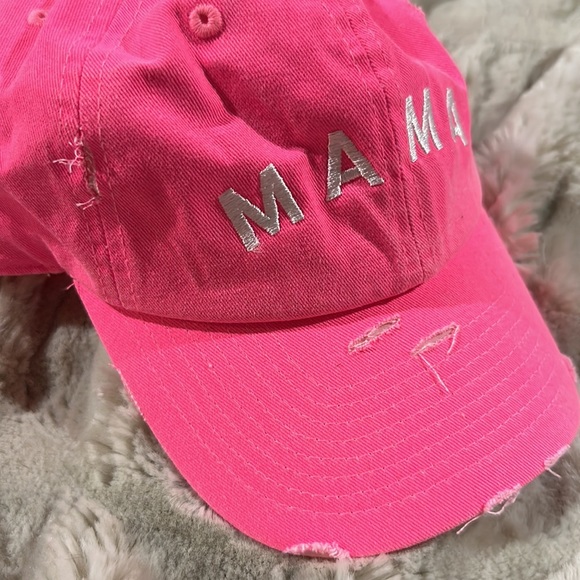 kbethos vintage distressed baseball cap “mama” nwot - Picture 4 of 5